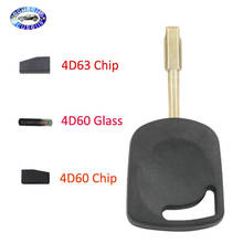 Сменный чехол для ключей автомобиля Fob с 4D60 стеклянным чипом/4D63 /4D60 чип для Ford Focus Mondeo 2024 - купить недорого
