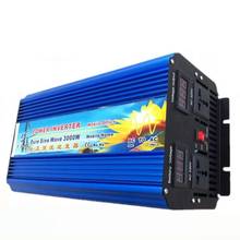 Inversor de potencia máxima de 3000W, pantalla Digital, onda sinusoidal pura de 6000W, CC de 12V a ca de 220V 2024 - compra barato