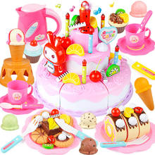 Juego De Cocina para niños, juego De simulación, corte De Chocolate, pastel De cumpleaños, comida, juguetes, regalo, manualidades, 37-94 Uds. 2024 - compra barato