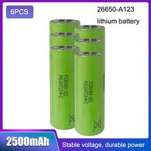 6pcs/lot 26650 lifepo4 3.2v 2500mAh high drain 70A ( 30C ) battery cells e-bike golf car & cordless power tools 2024 - buy cheap