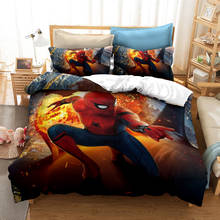 Disney Spiderman Marvel Bedding Sets Cartoon Boy Bed Linens Twin Queen Duvet cover Kids Teen Children Bedspreads Gifts 2024 - buy cheap