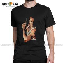 Die Hard Men's T Shirt Christmas Nakatomi Bruce Willis Movie Humor Tees Short Sleeve Crewneck T-Shirt Cotton Plus Size Tops 2024 - buy cheap