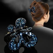 AWAYTR Women Crystal Hair Claw Vintage Butterfly Hairpin Heandband Crab Clip Shiny Rhinestone Bow Hair Clips Hair Accessories 2024 - buy cheap