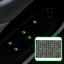 Carro luminoso multi-função botão de controle reparação adesivo para seat ibiza 6j 6l fr ateca altea xl leon 2 ateca fr ibiza alhambra 2024 - compre barato