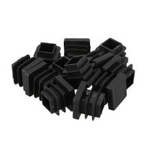 Fashion-12 Pcs 15mm x 15mm Plastic Square Caps Tube Pipe Inserts End Blanking 2024 - buy cheap