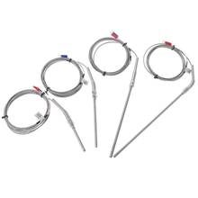 K type Thermocouple Stainless Steel Probe Thermocouple 2m Cable Wire Length Thermocouple 0-400C Temperature Sensor 2023 - buy cheap