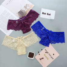Sexy Lace Thong Panties Good Elastic Underwear Women Bragas Mujer G String V Back Strappy Calcinha Feminina Roupas 2024 - buy cheap