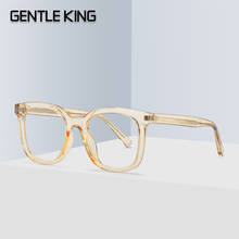 GENTLE KING Transparent Computer Glasses For Men Frame Anti Blue Light Blocking Eyeglasses Frame TR90 Myopia Optical Spectacles 2024 - buy cheap