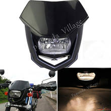 H4 35W Motocross Headlight Enduro Supermoto Dirt Bike Head Lamp For Honda Kawasaki Yamaha DRZ XT WR KX XR YZF CRF MX SX XC EXC  2024 - buy cheap