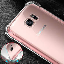 Durable caso para Samsung Galaxy S6 S7 borde S8 S9 más A3 A5 A7 J1 J3 J5 J7 2016 2017 A6 A8 J2 Pro 2018 cubierta de silicona suave 2024 - compra barato