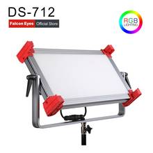 Falcon Eyes 120W Fotografia Panel luz 2700-9999K RGB suave LED Cámara iluminación estudio Video lámpara fotografía equipo DS712 2024 - compra barato