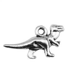 10pcs 20x12mm Antique Silver Color Antique Bronze Dinosaur Charms Dino Charms Small Dinosaur Charms 2024 - buy cheap