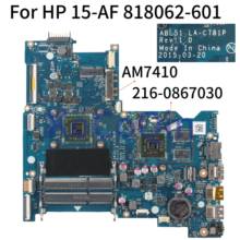 KoCoQin-placa base para ordenador portátil HP 15-AC 15-AF Core A8-7410, placa base ABL51 LA-C781P, 813971-501, 818062-601, AM7410, 216-0867030 2024 - compra barato