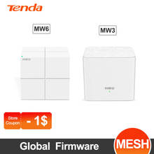 Tenda MW6 Nova Mesh WiFi System MW3 Wireless Wifi Router AC1200 Dual-Band for Whole Home Wifi Coverage Nova Mesh Wireless Bridge 2024 - buy cheap