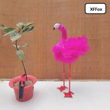 real life Flamingo model foam&feather simulation dark pink Flamingo gift about 60cm xf2476 2024 - buy cheap