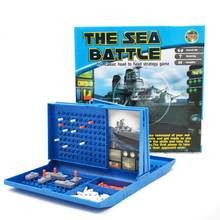 Juego de mesa de batalla Naval para niños, juguete de estrategia de batalla, divertido juego de Batalla Naval para padres e hijos, juguete educativo interactivo 2024 - compra barato