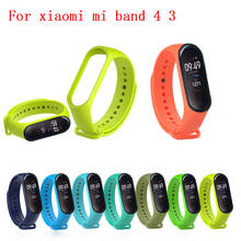 Bracelet for Xiaomi Mi Band 4 3 correa Strap Silicone Wristband Replacement Strap for Xiaomi Miband 4 MIBand3 Belt Watch band 2024 - buy cheap