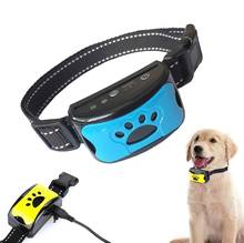 Dispositivo antiladridos para perros, recargable por USB ultrasónico Collar de entrenamiento, para dejar de ladrar, con vibración 2024 - compra barato