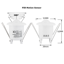 Sensor de movimento infravermelho 220v 110v dc 12v pir interruptor de sensor 360 graus teto lâmpada infravermelha interruptor de luz 2024 - compre barato