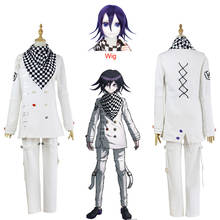 Fantasia para cosplay de danganronpa v3, anime, ouma kokichi, roupa de uniforme escolar do jogo japonês 2024 - compre barato