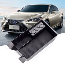 Compartimento central para coche, caja de almacenamiento con reposabrazos, bandeja organizadora, alfombrillas antideslizantes para LEXUS ES200, ES250, ES300H, ES350, 2018-2020 2024 - compra barato