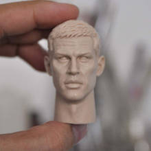 Em branco 1/6 escala mad max tom hardy cabeça esculpir sem pintura caber 12 "figura b estilo 2024 - compre barato