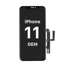 Tela de lcd para iphone 11, oem, digitalizador, substituição, montagem completa, display aaa 2024 - compre barato