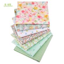 Chainho,7pcs/Lot,Floral Printed Twill Cotton Fabric,Patchwork Clothes For DIY Sewing Quilting Baby & Children's Material,40x50cm 2024 - buy cheap