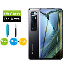 Vidrio Templado líquido UV para Xiaomi Poco X3, Protector de pantalla de pegamento completo UV para Xiaomi Poco X2 Pro PocoX3, vidrio Protector NFC 2024 - compra barato
