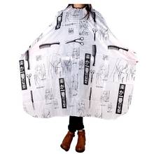 Adult Salon Barber Gown Cape Hairdressing Hairdresser Hair Cutting Cloth Black 2024 - buy cheap