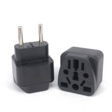 Universal Italy Switzerland India Singapore Malaysia US UK AU to EU AC Power Socket Schuko Plug Travel Charger Adapter Converter 2024 - buy cheap