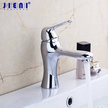 Jieni-torneira cromada de latão para banheiro, torneira mixer stream, bico de pia, estilo simples, torneira de água 2024 - compre barato