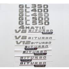 For Mercedes Benz Chrome Letters W166 W167 GL320 GL350 GL400 GL420 GL450 GL500 GL550 Emblem 4MATIC Trunk Rear Emblems 2024 - buy cheap