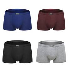 Men Underwear Boxer Shorts Men's Sexy Underpants For Mens Panties Modal Cuecas U convex Design Boxer homme Men Plus Size L-4XL 2024 - buy cheap