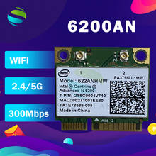 For intel Centrino Advanced-N 6200 6200AN 622AN 622ANHMW 6200AGN Half Mini PCIe 300Mbps WLAN WIFI Card 2024 - buy cheap