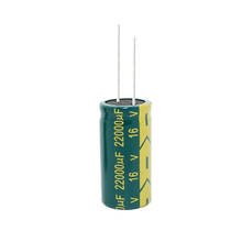 2pcs/lot high frequency low impedance high quality 16V 22000UF 18*40  aluminum electrolytic capacitor 22000uf 16v 20% 2024 - buy cheap