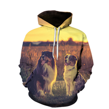 2021 Personality oversized Dog Wolf hoodie Boy and girl 3D printed sweatshirt Harajuku autumn and winter hoodie 2024 - buy cheap