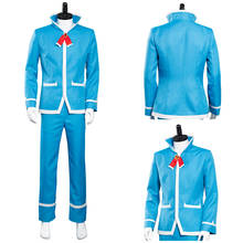 Welcome to Demon School! Iruma-kun Iruma Suzuki Cosplay Costume Halloween Carnival Blue Uniform Suit 2024 - buy cheap