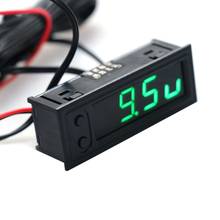 Diy multifunções relógio de temperatura do carro bateria voltímetro monitor dc 12v 2024 - compre barato