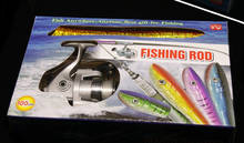 Caña de pescar de bolsillo portátil para niños, Mini caña de pescar telescópica con rueda de carrete, A060 juguete, 1M 2024 - compra barato