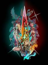 Xenoblade Chronicles 2 Video Game New Silk Fabric Wall Poster Art Decor Sticker Bright 2024 - buy cheap