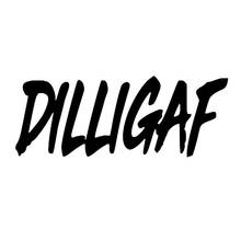 17*6.5cm New Style Hot cool DILLIGAF Vinyl Decal JDM Car Sticker For Car Truck Creative Decorative Car Styling Decal Jdm 2024 - buy cheap