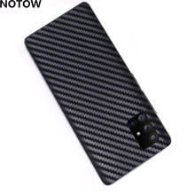 NOTOW Fashion 3D Carbon Fiber Back Paste Protective Film Sticker  For Samsung Galaxy A51/A71//A70/A50/A30/A40/A80/A90/A30S/A50S 2024 - buy cheap