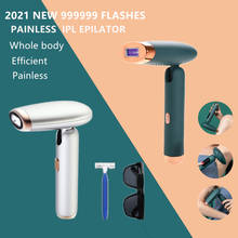 Лазерное Удаление волос IPL лазерный эпилятор электрический профессиональный 999999 Flash постоянный средство для безболезненного удаления волос машина Электрический депилятор 2024 - купить недорого