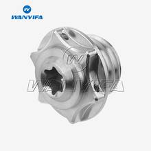 Wanyifa-parafusos de titânio para motocicleta ti bolt m20 1.5/2.5mm, tampa de óleo do motor cnc 2024 - compre barato