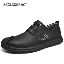 Men Casual Shoes 2020 Autumn Men Loafers Breathable Leather Men's Shoes Outdoor Flats Walking Shoes Male Sneakers Size 38-48 2024 - buy cheap