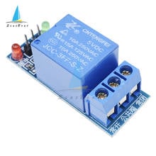 Placa de módulo de interface de relé de 1 canal, gatilho de baixo nível 5v escudo para imagem avr dsp braço mcu para arduino 2024 - compre barato