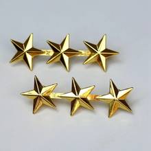 Tomwang2012. Par de ww2 oficial do exército dos eua 3 estrela tenente general rank emblemas pino dourado 2024 - compre barato