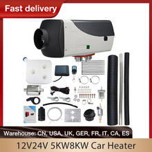 Car Heater 5KW 8KW 24V 12V Parking Heater Car Air Diesels Heater Auto Heater LCD Monitor Heater For RV Motorhome Trailer Trucks 2024 - buy cheap
