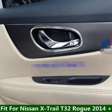 Lapetus Interior Refit Kit Fit For Nissan X-Trail T32 Rogue 2014 - 2020 Chrome Inner Door Handle Bowl Decoration Cover Trim 2024 - buy cheap